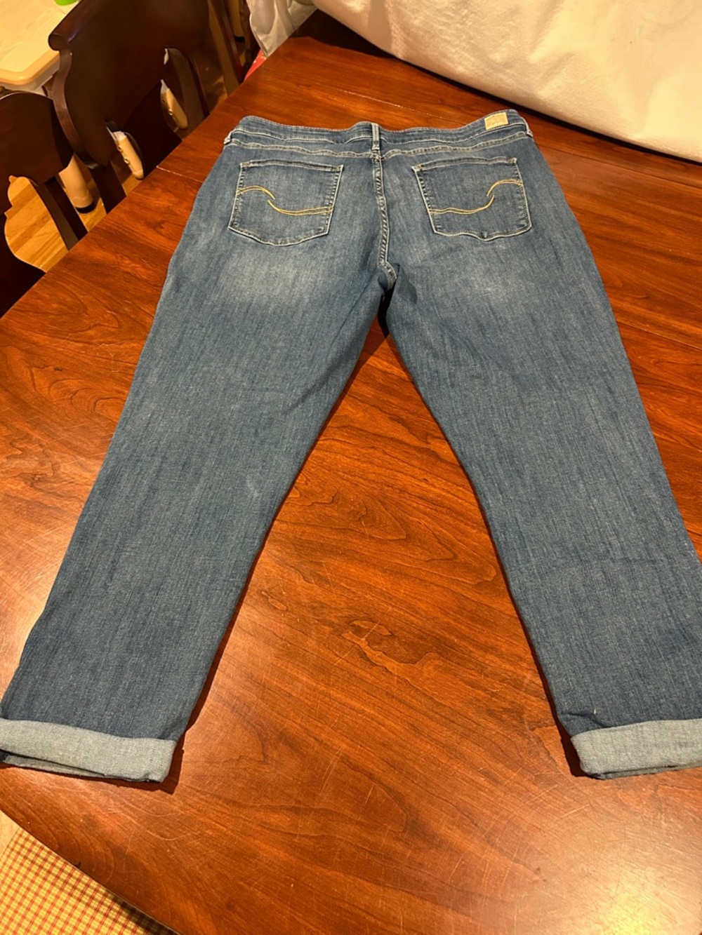 Signature by Levi Strauss Women's Medium Blue Boyfriend Jeans - Picture 4 of 5